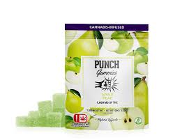Punch Apple Pear Extreme Gummies 1000mg THC edible pack