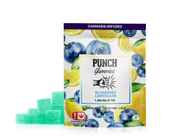 Punch Blueberry Lemonade Extreme Gummies 1000mg THC edible pack