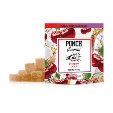 Punch Cherry Cola Gummies THC edibles with fizzy cherry cola flavor and 100mg potency