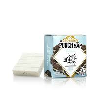 PunchBar Cookies N Cream White Chocolate 100mg THC edible chocolate bar