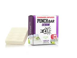 PunchBar Key Lime Pie White Chocolate Extreme 1000mg THC edible chocolate bar