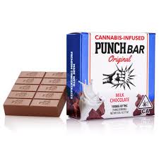 PunchBar Milk Chocolate THC edible chocolate bar