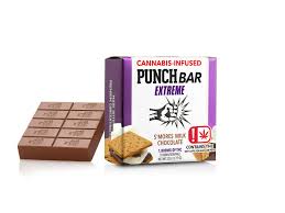 PunchBar Milk Chocolate S'Mores Extreme THC edible chocolate bar
