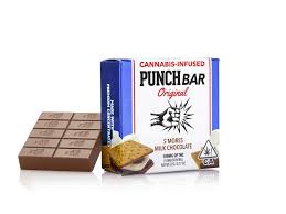 PunchBar S’mores Milk Chocolate THC edible chocolate bar