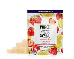 Punch Strawberry Lemonade Extreme Gummies 1000mg THC edible pack Oklahoma