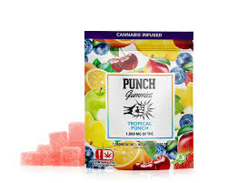 Punch Tropical Punch Extreme Gummies 1000mg THC edible pack Oklahoma