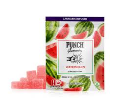 Punch Watermelon Extreme Gummies 1000mg THC edible pack Oklahoma